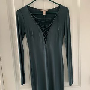 Green Body Con Dress (S)